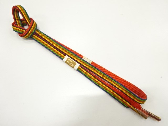 JAPANESE KIMONO / HANDTIED OBIJIME CORD